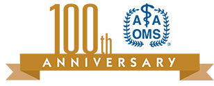 AAOMS Centennial logo